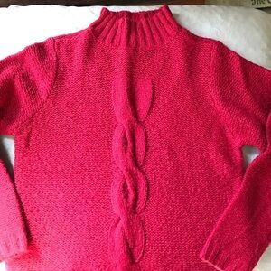 Niki Taylor ruby long oversized sweater